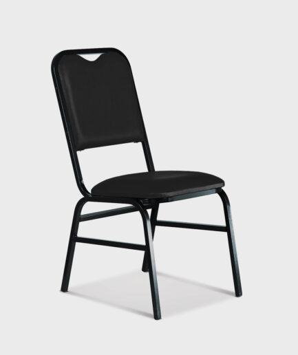 Cadeira auditório Hot com base 4 pés preta