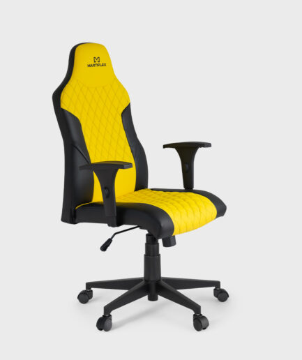 Cadeira Gamer Martiflex com base relax preta e braço preto