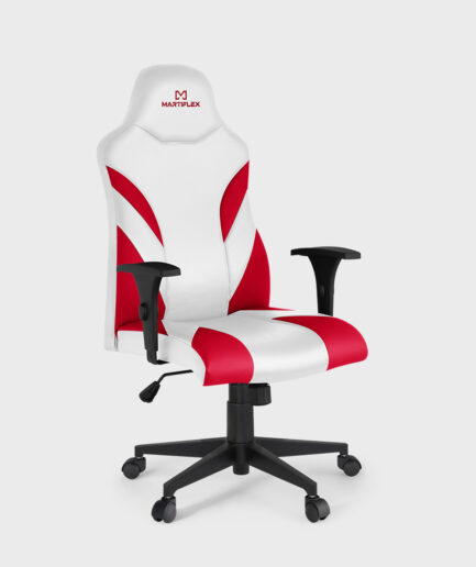 Cadeira Gamer Martiflex com base relax preta e braço preto