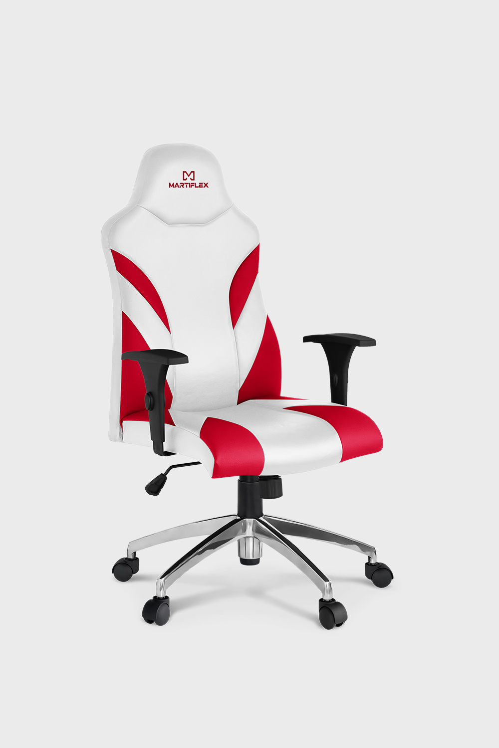 CADEIRA-GAMER-GIRATORIA-GAM02AL-BRANCO-VERMELHO