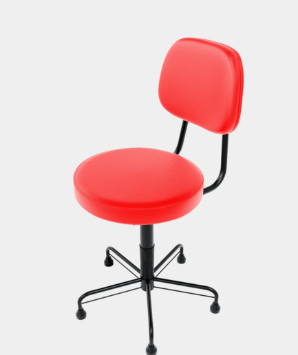 Cadeira caixa alta giratória Luri